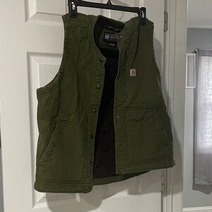 Carhartt Olive Green Utility Vest